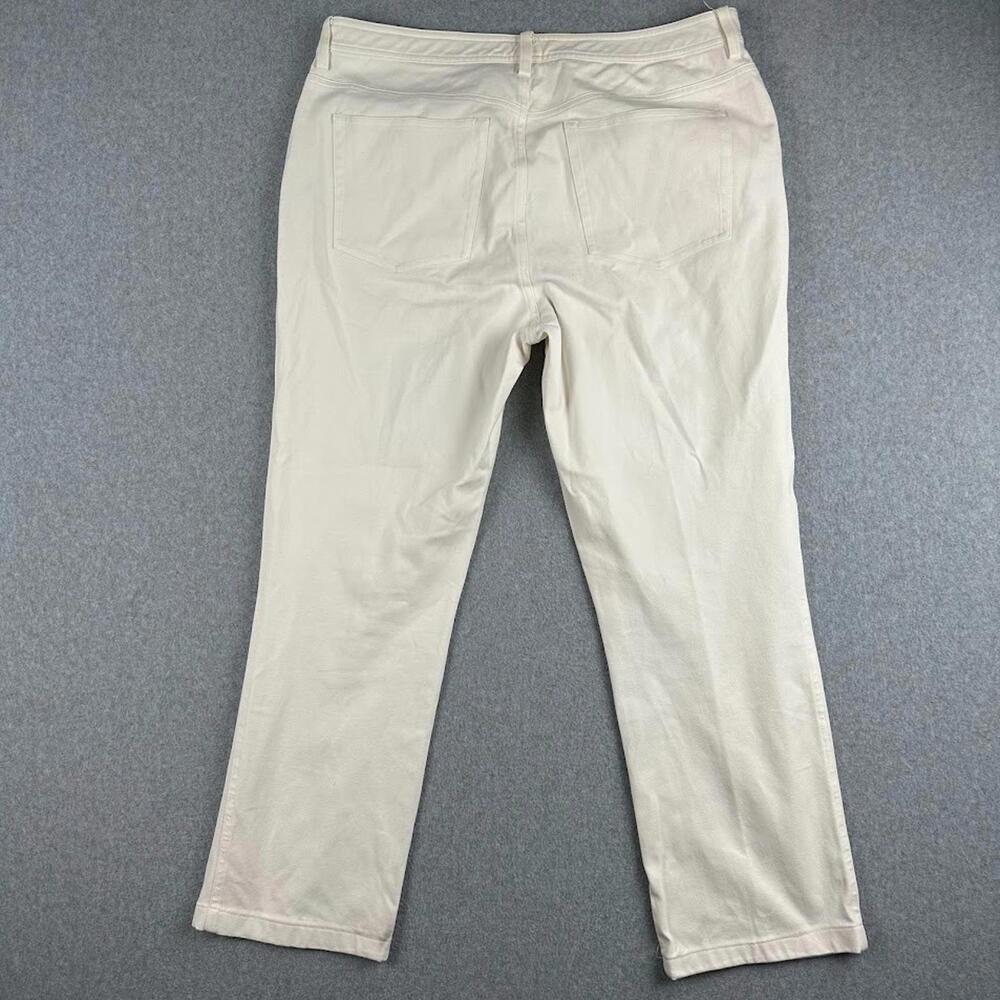 Lauren Ralph Lauren Pants Womens 14 White Straight Leg Classic 32x29 Casual Golf - Picture 2 of 8